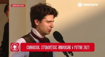 Discursul care i-a impresionat pe Patriarhul Daniel și pe Ioan – Aurel Pop, la Putna